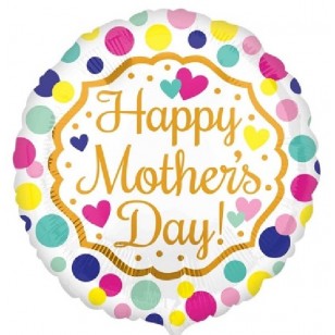 Happy Mother's Day Touch of Gold Balloon